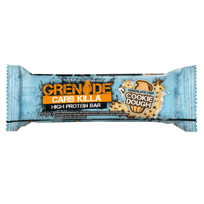 grenade-carb-killa-bar-60g-chocolate-chip-cookie-dough Grenade Carb Killa Bar 60g - Image 5