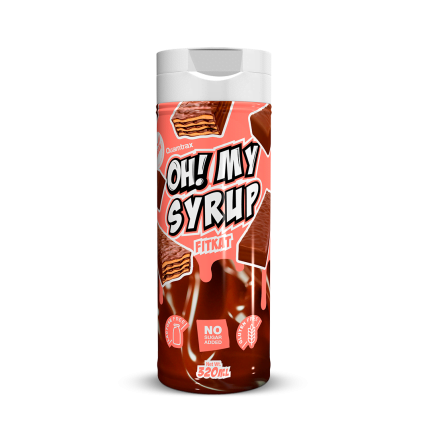 Quamtrax Oh! My Syrup 320ml je nizkokaloričen sirup za dodajanje različnim sladicam ali palačinkam.