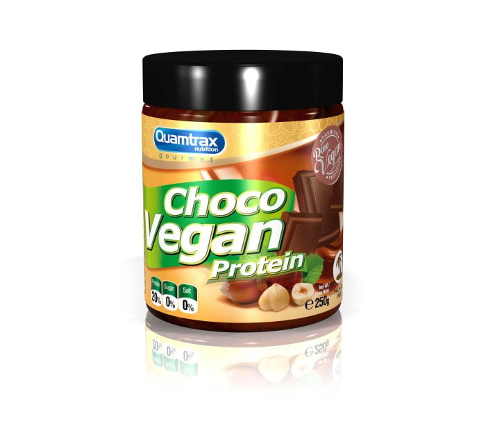 quamtrax-gourmet-protein-cream-vegan-250g-chocolate Quamtrax Gourmet Choco Vegan Protein Cream 250g - Image 1