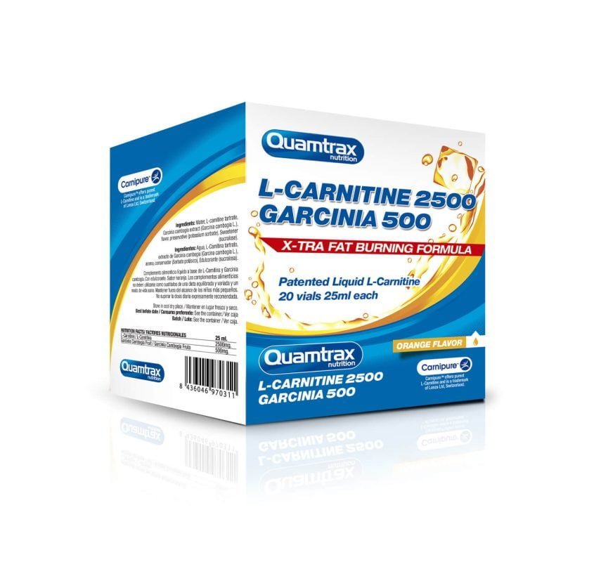 Quamtrax L-Carnitine 2500 Garcinia 500 20 viales