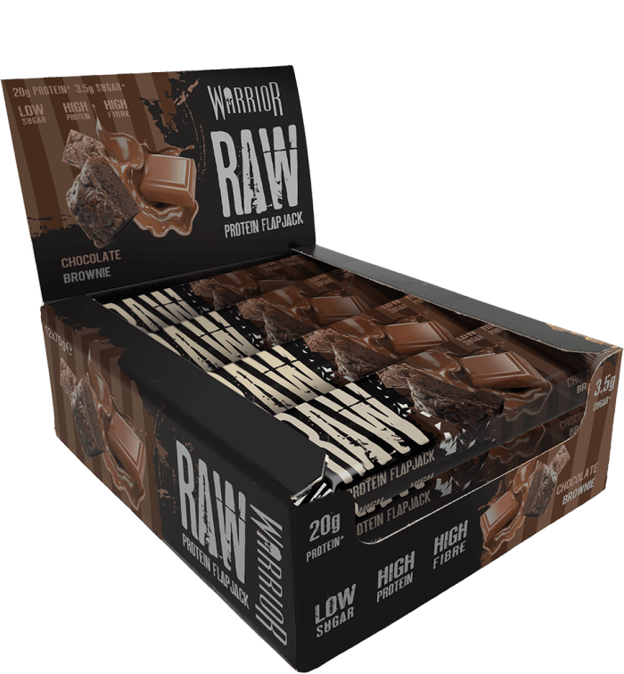 warrior-raw-protein-flapjack-60g-chocolate-brownie Warrior Raw Protein Flapjack 75g - Slika 2