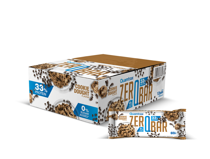 zerqbar-cookie-dough Quamtrax Zero Q-bar 60g - immagine 2